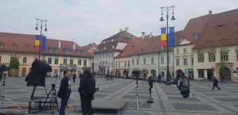 Európa Nagyszebenre figyel – rendőrök és újságírók lepték el a várost az uniós csúcsta­lál­kozó előtt