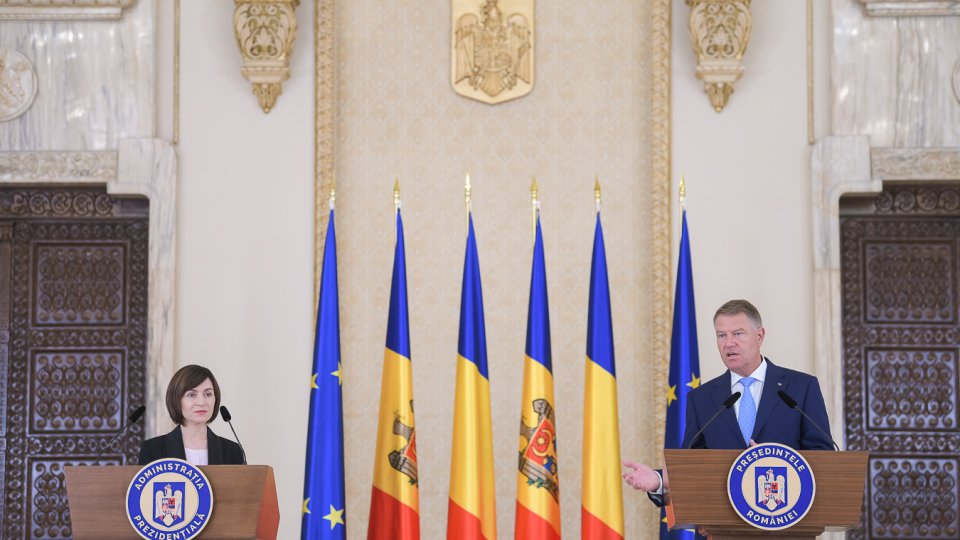 Románia támogatásáról biztosította Klaus Johannis Maia Sandu moldovai kormányfőt az intézményi reformok végrehajtásában