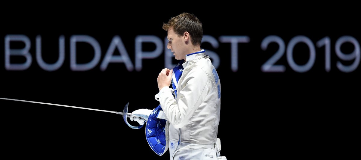 Szatmári András ezüstérmes lett a budapesti vívó-világbajnokságon