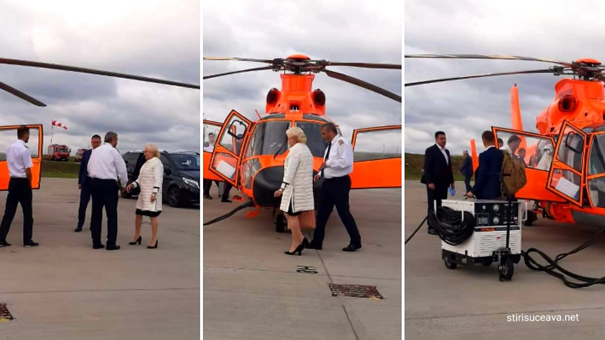 Helikopteres utazásáról faggatták, infrastruktúra-fejlesztésről értekezett Viorica Dăncilă