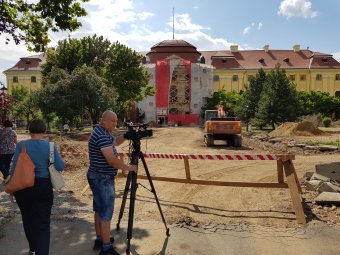 „Kizöldül” a nagyváradi katolikus püspöki palota: zöldenergiával fűtik és hűtik majd a felújított impozáns barokk épületet