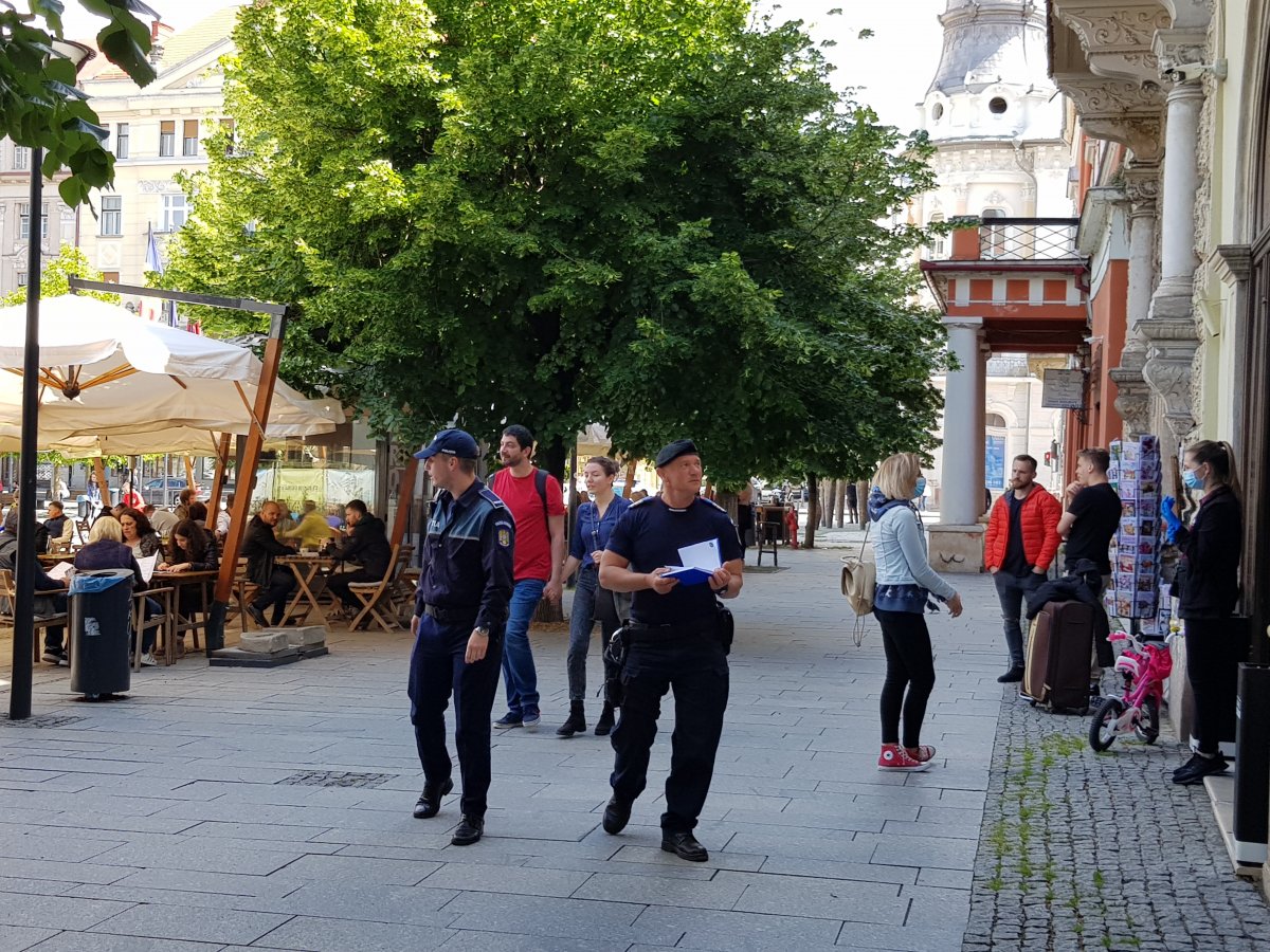 Rendőrök árgus tekintete követi a teraszok újranyitását Kolozsváron
