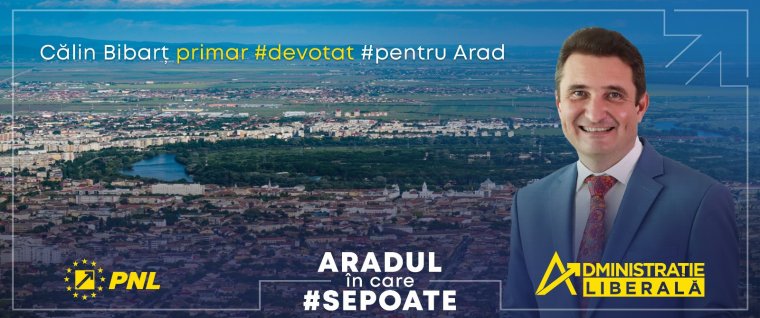 Arad is „liberális” marad: újabb mandátumot szerezhet Călin Bibarț a PNL színeiben