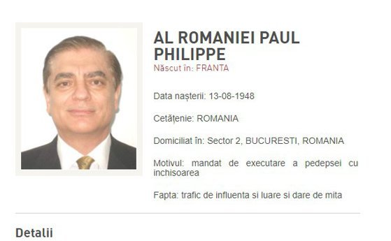 Párizsban csípték nyakon a romániai börtön elől másfél éve menekülő Pál herceget