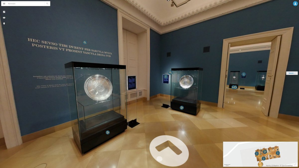 Virtuális 3D tárlat mutatja be a Seuso-kincset