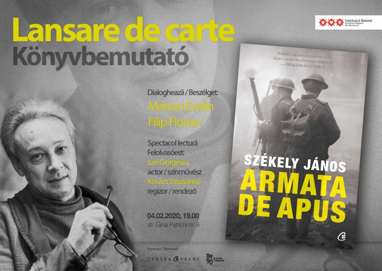 A „kristálygömb tisztaságú” kisregény – Székely János A nyugati hadtest című művének román fordítását mutatták be Kolozsváron