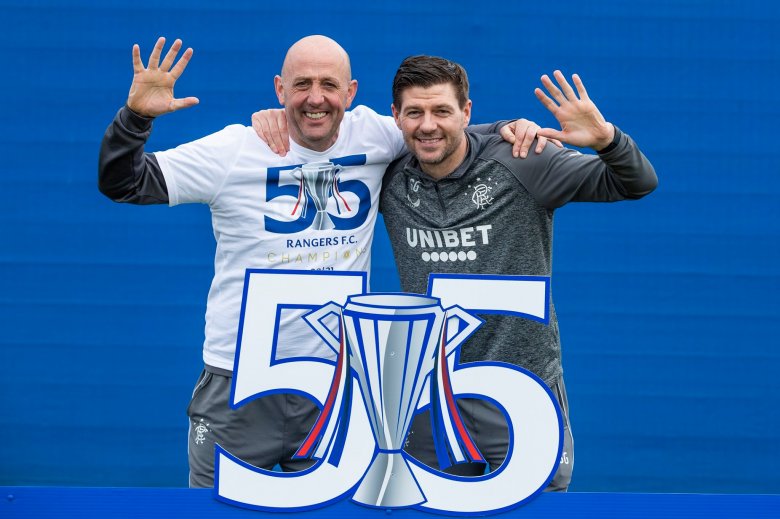 A Glasgow Rangers egyedüli világelső 55 bajnoki címével