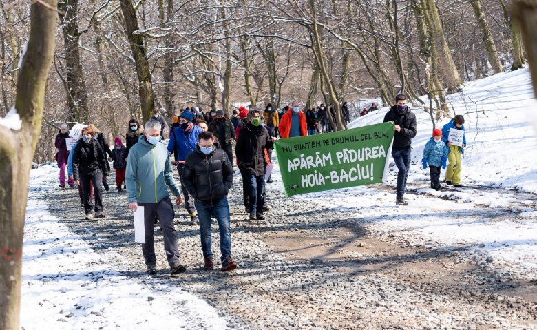 Tiltakoznak a civilek, hogy tönkretenné az erdőket a kolozsvári körgyűrű terve