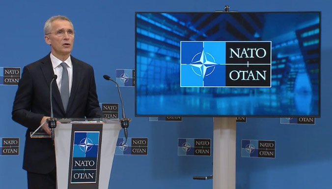 NATO-főtitkár: Putyin felelős Oroszország agresszív magatartásáért