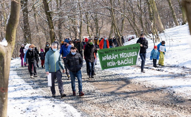 Tiltakoznak a civilek, hogy tönkretenné az erdőket a kolozsvári körgyűrű terve