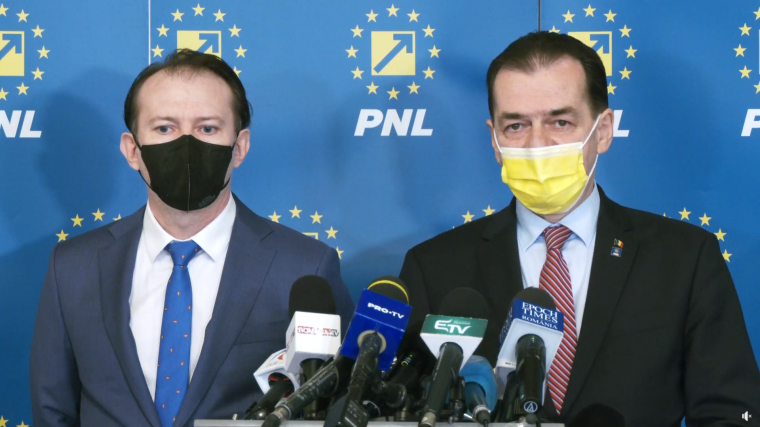Orban szerint a PNL kiáll a Cîțu-kormány mellett, bár zajlik a sárdobálás