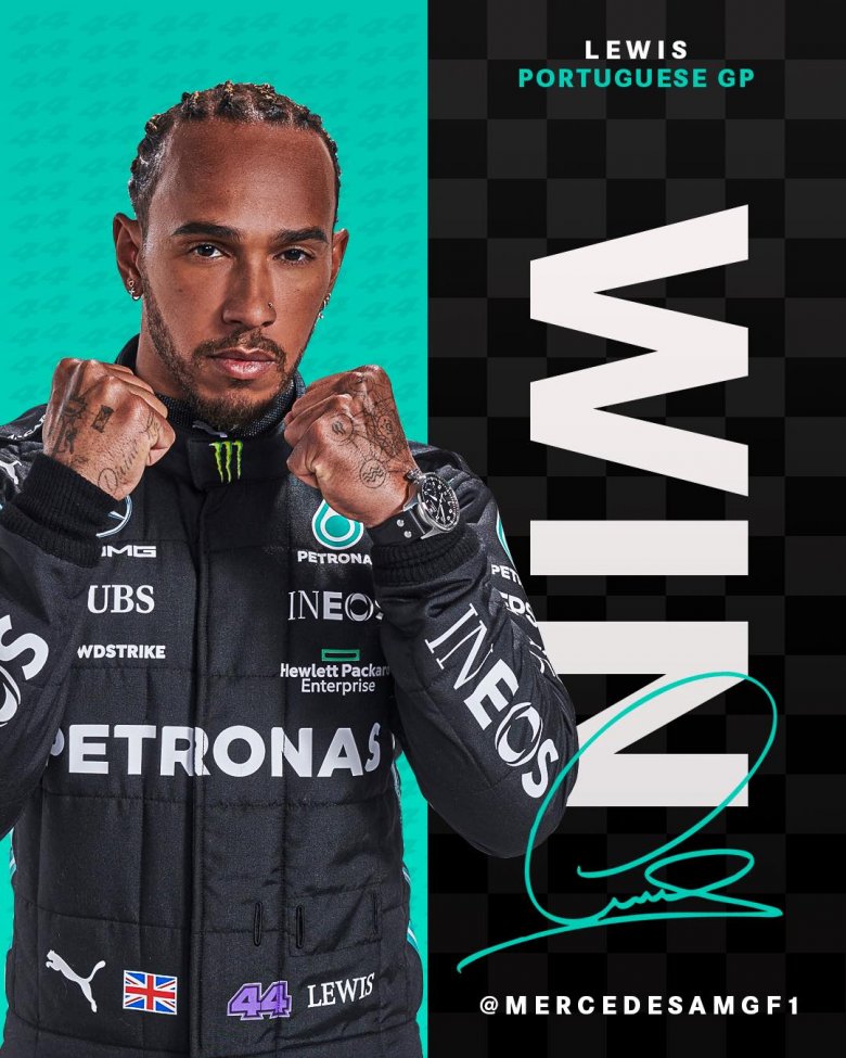 Lewis Hamilton a Portugál Nagydíj megnyerésével növelte összetettbeli előnyét