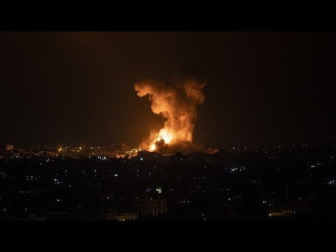 Az izraeli légierő mintegy száz rakétát lőtt ki az éjjel gázai célpontokra