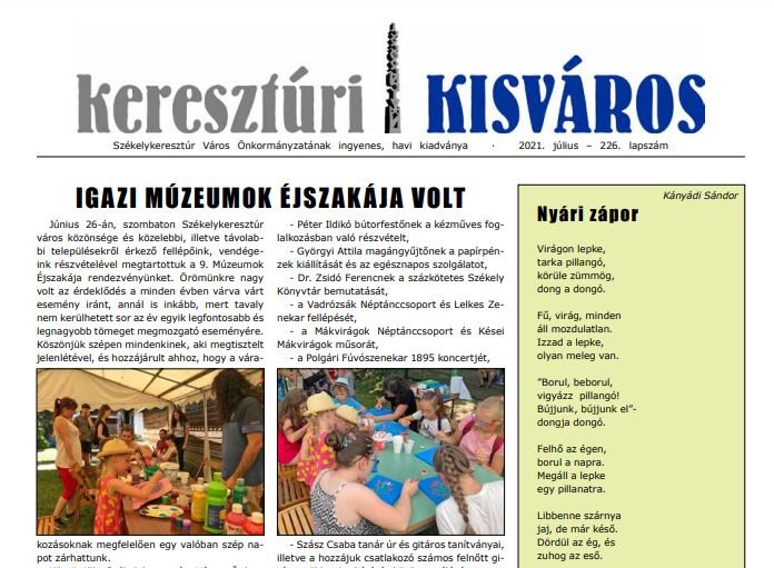 Ez is „diszkrimináció”: újabb elmarasztalás a csak magyarul kiadott székelykeresztúri helyi lap miatt