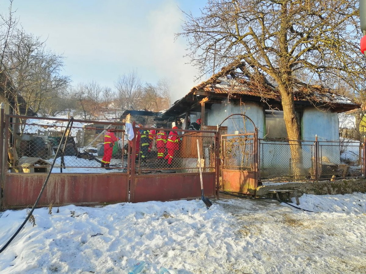 Lángba borult egy ház a Kolozs megyei Györgyfalván, egy idős férfi életét vesztette