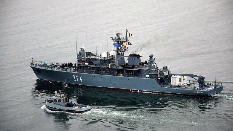 Aknászhajót küldött ki a Fekete-tengerre a román haditengerészet