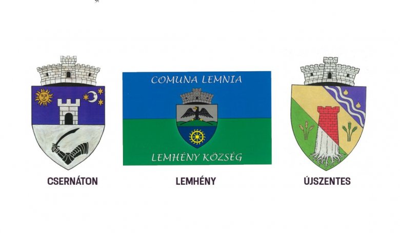 Csernáton és Újszentes címerét, Lemhény zászlaját is hivatalosította a kormány