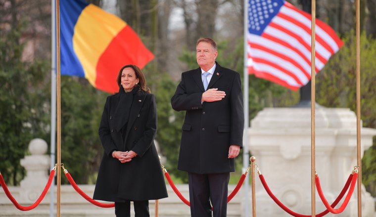 Romániába látogatott Kamala Harris, az Amerikai Egyesült Államok alelnöke