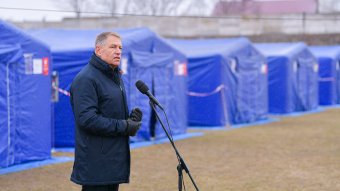 Iohannis: Románia nem keveredik bele a háborúba, egyelőre Moldovát sem fenyegeti veszély