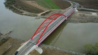 Szamos-hidat adtak át a máramarosi Szinérváraljánál
