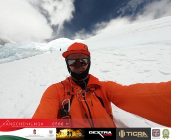 Jó hírek a Kancsendzöngáról: Varga Csaba nagyváradi hegymászó jó erőben van, már elérte a 7000 méteres magasságot