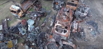 Zelenszkij: a Donbasz megsemmisült, maga a földi pokol