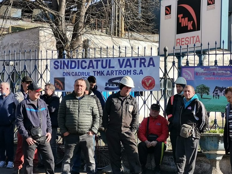 Bukarestben tüntettek az uniós szankciók által ellehetetlenített orosz cég alkalmazottai