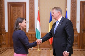 Novák Katalin államfő szerdán Bukarestben tárgyal Klaus Iohannisszal