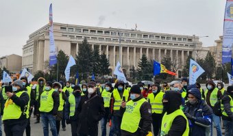 Újra Bukarestben tüntetnek a rendőrség és a börtönigazgatóság szakszervezetei