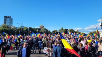 A bukaresti csendőrség 32 ezer lej értékben bírságolt az AUR vasárnapi tüntetése nyomán