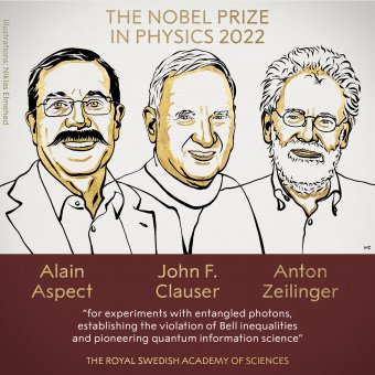 Három tudós osztozik a fizikai Nobel-díjon úttörő kvantumfizikai kutatásaikért