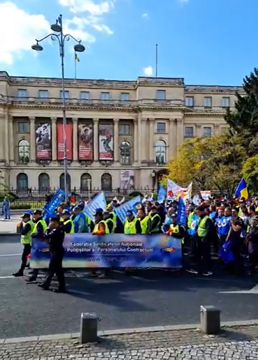 Újabb tüntetés Bukarestben: a megnövekedett megélhetési költségek miatt bosszúsak a szakszervezetek