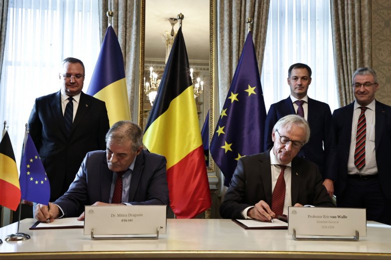 Románia és Belgium nukleáris területen való együttműködéséről írtak alá megállapodásokat