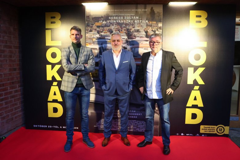 Bemutatták az 1990-es budapesti taxisblokád idején játszódó filmet – A Blokádot nevezte Magyarország az Oscar-versenyben