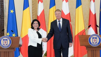 Iohannis: prioritást élvez a villamosenergia-átviteli vezeték kiépítése az Azerbajdzsán–Georgia–Románia-útvonalon