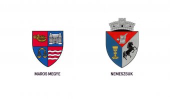 Új jelképek: hivatalossá vált Maros megye zászlaja és a Kolozs megyei Nemeszsuk címere