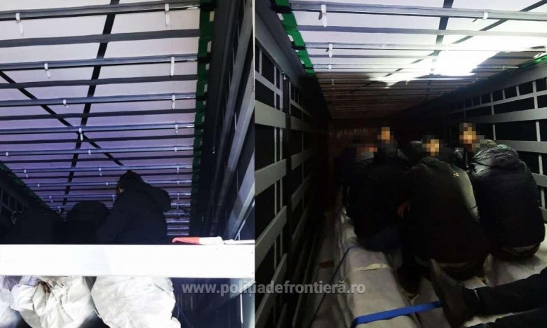 Csaknem félszáz illegális bevándorlóra bukkantak az aradi határőrök két teherautóban