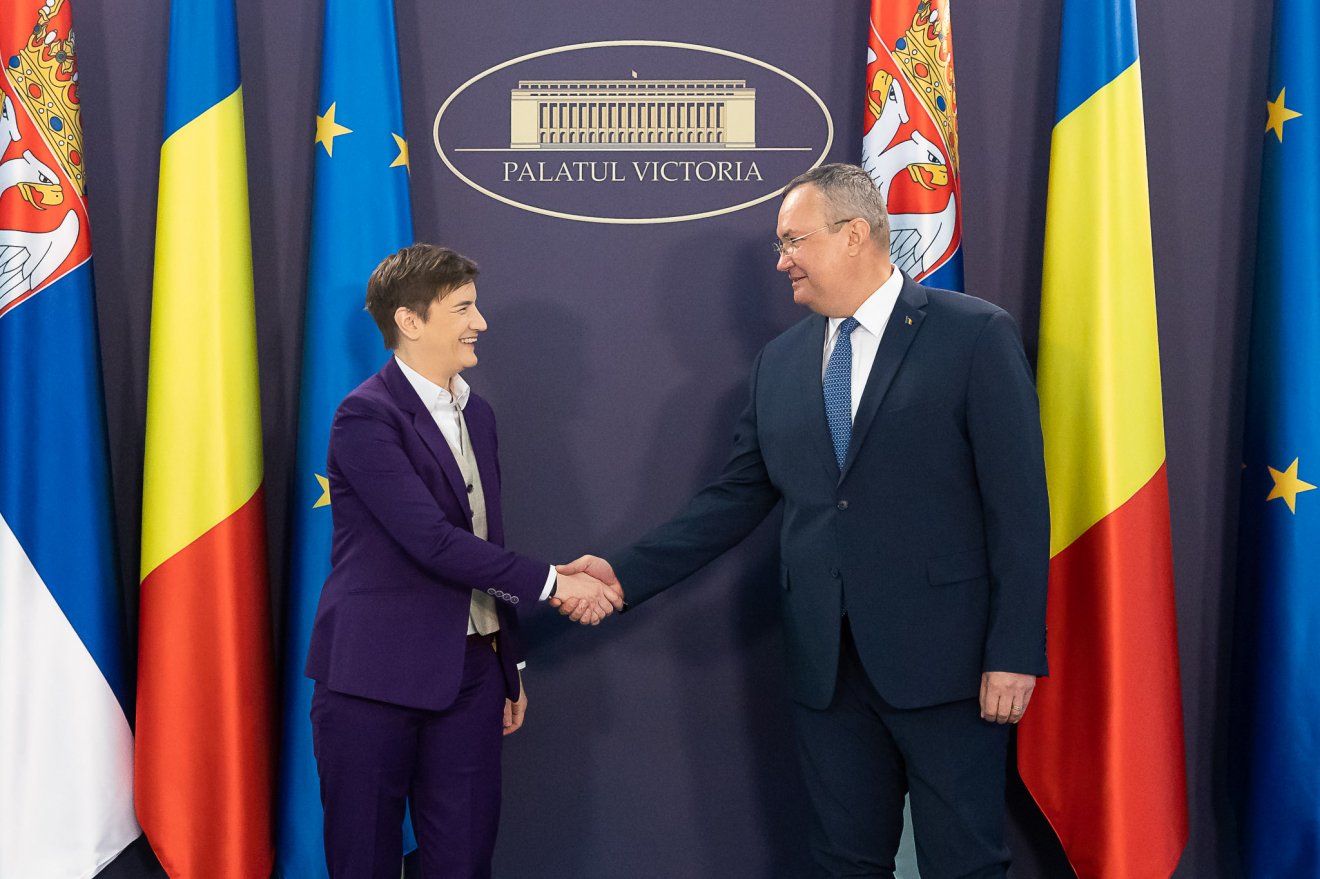 Ciucă megköszönte a Luceafărult, majd gáz- és úthálózat-fejlesztésekről tárgyalt a szerb miniszterelnökkel