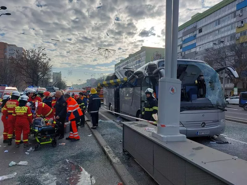 Bukaresti buszbaleset: már csak három görög utast ápolnak kórházban a sérültek közül