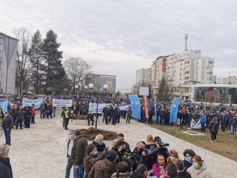 A magas energiaárak miatt tüntettek az Alro Slatina dolgozói