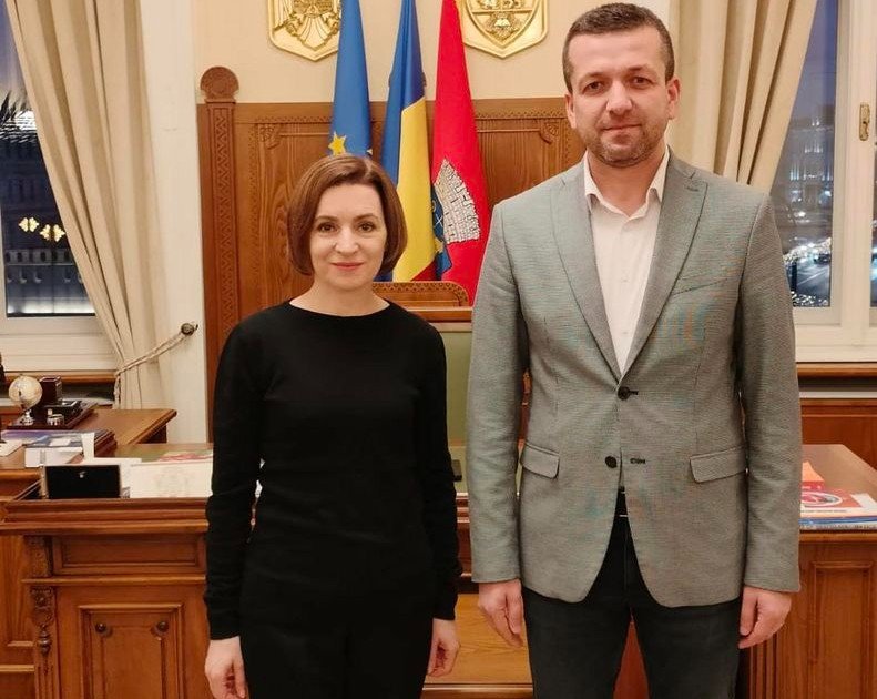 Rövid magánlátogatást tett Nagyváradon Maia Sandu moldovai államfő