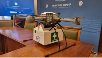 Rendkívüli premier Nagyváradon: drón fogja szállítani a biológiai mintákat a kórházak között