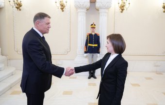 Iohannis: Románia támogatja Moldovát az orosz fenyegetéssel szemben