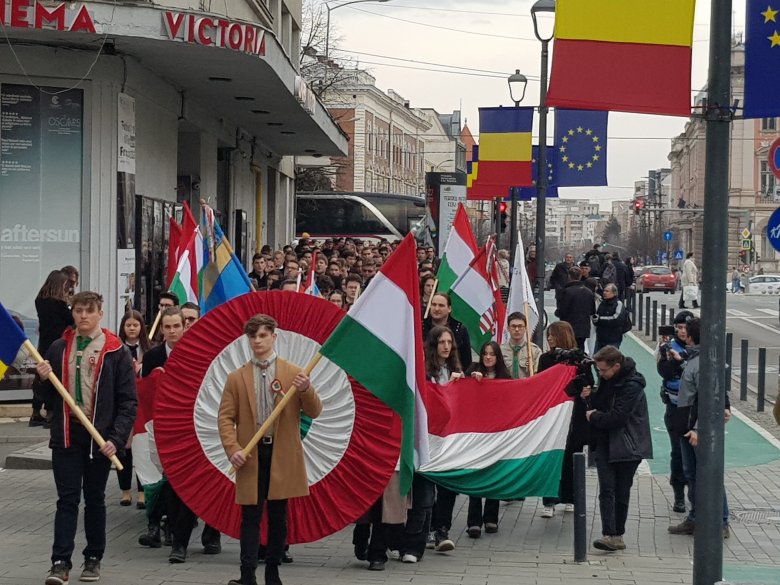 Sokszor elhangzott a békevágy a március 15-ei ünnepségsorozaton Kolozsváron