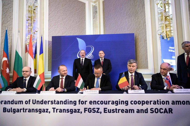 Az azeri gáz Közép-Európába szállításáról állapodott meg Azerbajdzsán, Bulgária, Magyarország, Románia és Szlovákia