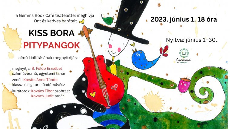 Gyermeknapi Pitypangok – Kiss Bora marosvásárhelyi színművész rajzaiból nyílik kiállítás