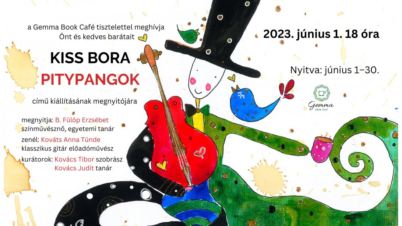 Gyermeknapi Pitypangok – Kiss Bora marosvásárhelyi színművész rajzaiból nyílik kiállítás