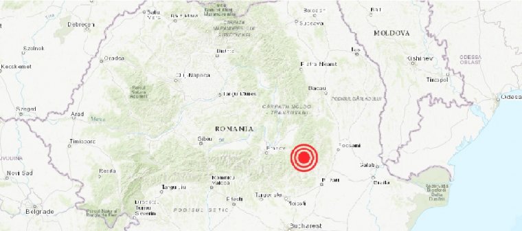 Buzău megyében a Richter-skála szerinti 4,3-es erősségű földrengés volt szombaton