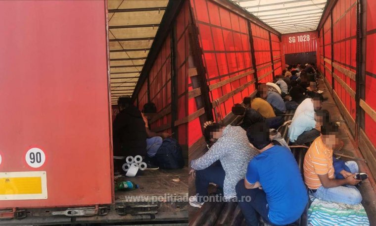 Segítségért kiáltottak egy kamion rakterében elrejtőzött migránsok a nagylaki autópálya-határátkelő közelében