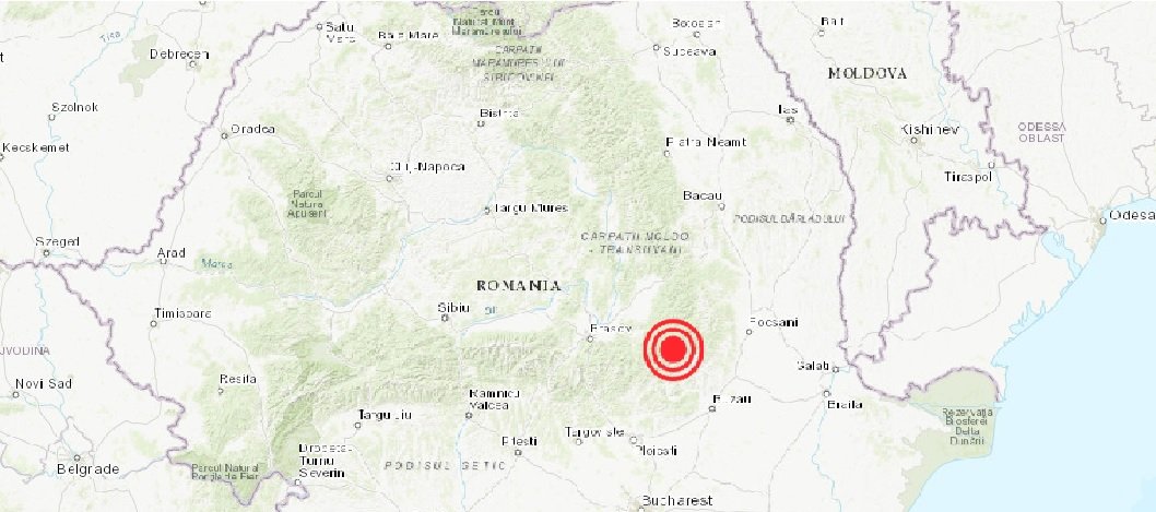 Buzău megyében a Richter-skála szerinti 4,3-es erősségű földrengés volt szombaton